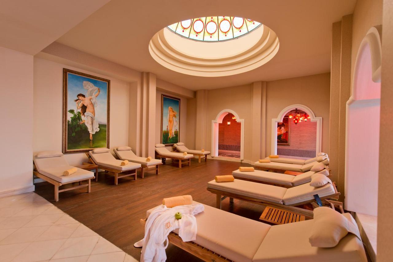 Kamelya Aishen Club & Aqua Ultra All Inclusive Kids Concept Side Exterior foto The spa at the Grand Hotel