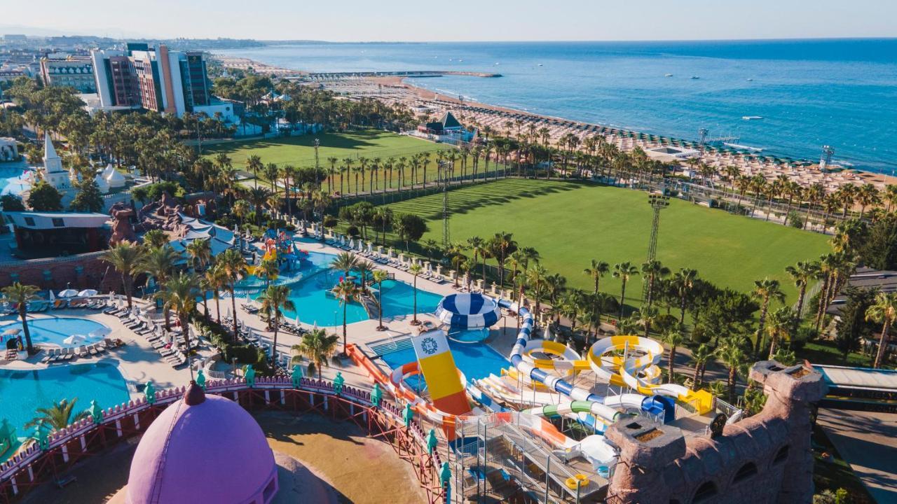Kamelya Aishen Club & Aqua Ultra All Inclusive Kids Concept Side Exterior foto Aerial view of the park
